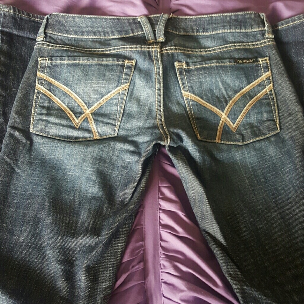 low rise william rast bootcut jeans size 26